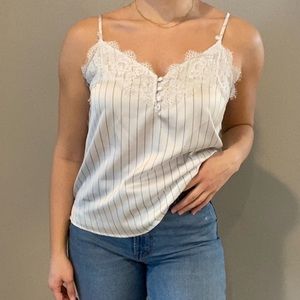 Abercrombie & Fitch Peekaboo Lace Cami XS